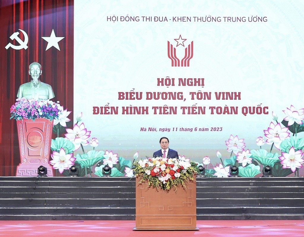   Hội nghị biểu dương, tôn vinh điển hình tiên tiến toàn quốc nhân kỷ niệm 75 năm Ngày Chủ tịch Hồ Chí Minh ra Lời kêu gọi thi đua ái quốc (11/6/1948 - 11/6/2023)